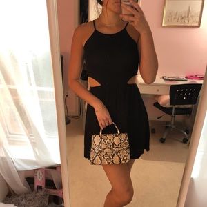 Little Black Cutout Dress